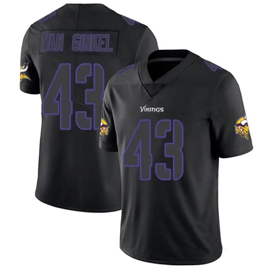 Kdoa MN.Vikings #43 Andrew Van Ginkel Player Limited Black Impact Game Stitched Jerseys