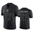 Kdoa MN.Vikings #87 T.J. Hockenson Player Black REFLECTIVE Limited Stitched Jerseys