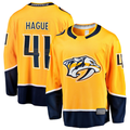 Kdoa N.Predators #41 Nicolas Hague Gold Home Breakaway Jerseys