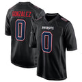 Kdoa NE.Patriots #0 Christian Gonzalez Player Carbon Fashion Limited Home Game Stitched Jerseys