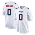 Kdoa NE.Patriots #0 Christian Gonzalez Player White Fashion Limited Home Game Stitched Jerseys