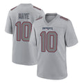 Kdoa NE.Patriots #10 Drake Maye Player Gray Fashion Limited Home Game Stitched Jerseys