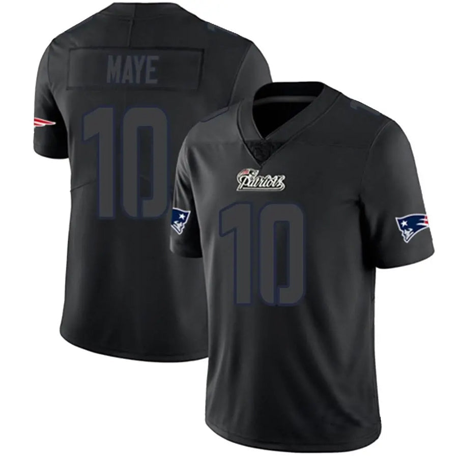 Kdoa NE.Patriots #10 Drake Maye Player Limited Black Impact Stitched Jerseys