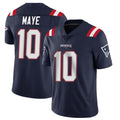 Kdoa NE.Patriots #10 Drake Maye Player Navy Vapor Untouchable Home Game Stitched Jerseys