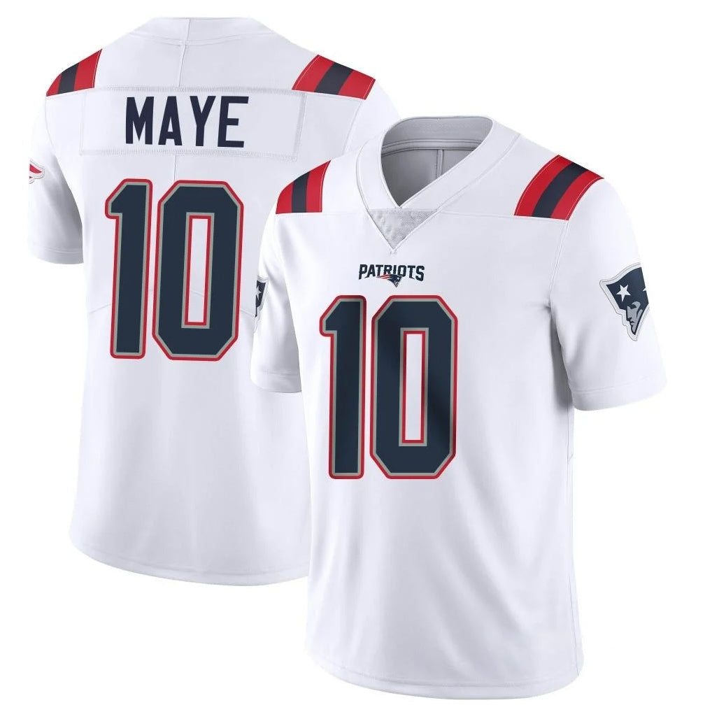 Kdoa NE.Patriots #10 Drake Maye Player White Vapor Untouchable Home Game Stitched Jerseys