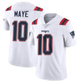 Kdoa NE.Patriots #10 Drake Maye Player White Vapor Untouchable Home Game Stitched Jerseys