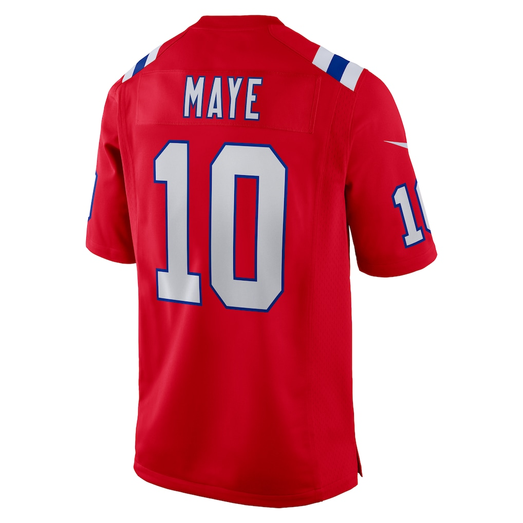 Kdoa NE.Patriots #10 Drake Maye Red Player Game Stitched Jerseys