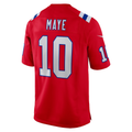 Kdoa NE.Patriots #10 Drake Maye Red Player Game Stitched Jerseys