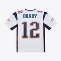 Kdoa NE.Patriots  #12 Tom Brady Mitchell & Ness White 2000 Legacy Replica Jersey Stitched Puhic Game Jerseys