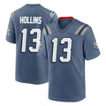Kdoa NE.Patriots #13 Mack Hollins Player Blue Rivalries Collection Home Game Stitched Jerseys