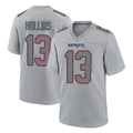 Kdoa NE.Patriots #13 Mack Hollins Player Gray Fashion Limited Home Game Stitched Jerseys