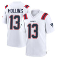 Kdoa NE.Patriots #13 Mack Hollins Player White Home Game Stitched Jerseys