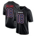 Kdoa NE.Patriots #18 Kyle Williams Player Carbon Fashion Limited Home Game Stitched Jerseys