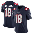 Kdoa NE.Patriots #18 Kyle Williams Player Navy Vapor Untouchable Home Game Stitched Jerseys