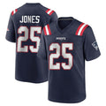 Kdoa NE.Patriots #25 Marcus Jones Player Navy Home Game Stitched Jerseys