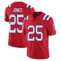 Kdoa NE.Patriots #25 Marcus Jones Player Red Vapor Untouchable Home Game Stitched Jerseys