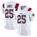 Kdoa NE.Patriots #25 Marcus Jones Player White Limited Vapor F.U.S.E. Home Game Stitched Jerseys