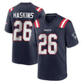 Kdoa NE.Patriots #26 Hassan Haskins Navy Home Game Stitched Jerseys
