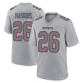 Kdoa NE.Patriots #26 Hassan Haskins Player Gray Fashion Limited Home Game Stitched Jerseys