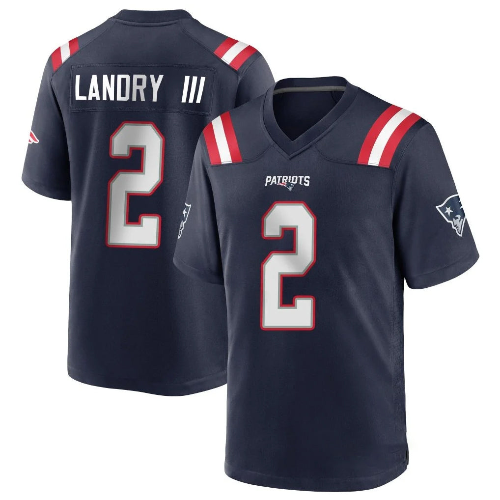 Kdoa NE.Patriots #2 Harold Landry III Player Navy Home Game Stitched Jerseys