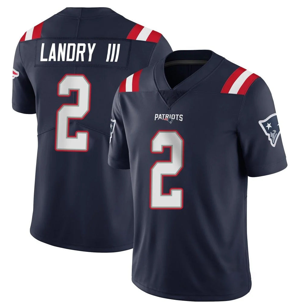 Kdoa NE.Patriots #2 Harold Landry III Player Navy Vapor Untouchable Home Game Stitched Jerseys