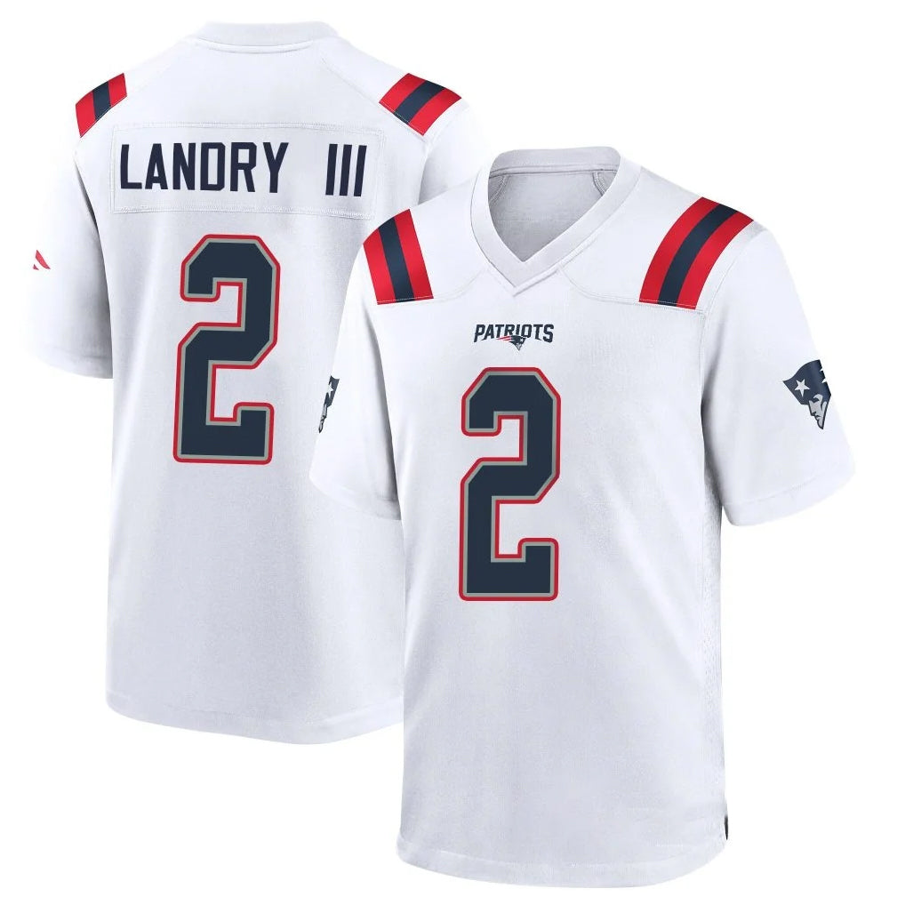 Kdoa NE.Patriots #2 Harold Landry III Player White Home Game Stitched Jerseys
