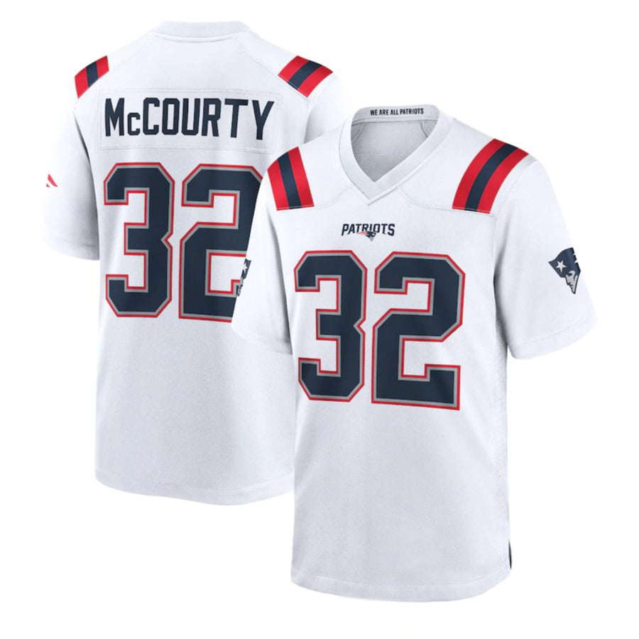 Kdoa NE.Patriots #32 TreVeyon Henderson Player White Home Game Stitched Jerseys
