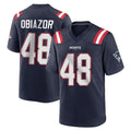 Kdoa NE.Patriots #48 Namdi Obiazor Player Navy Home Game Stitched Jerseys