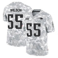 Kdoa NE.Patriots #55 Jared Wilson Player Arctic Camo Salute To Service Limited Game Stitched Jerseys