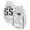 Kdoa NE.Patriots #55 Jared Wilson Player Arctic Camo Salute to Service Pullover Hoodies Limited Game Stitched Jerseys