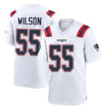 Kdoa NE.Patriots #55 Jared Wilson Player White Home Game Stitched Jerseys
