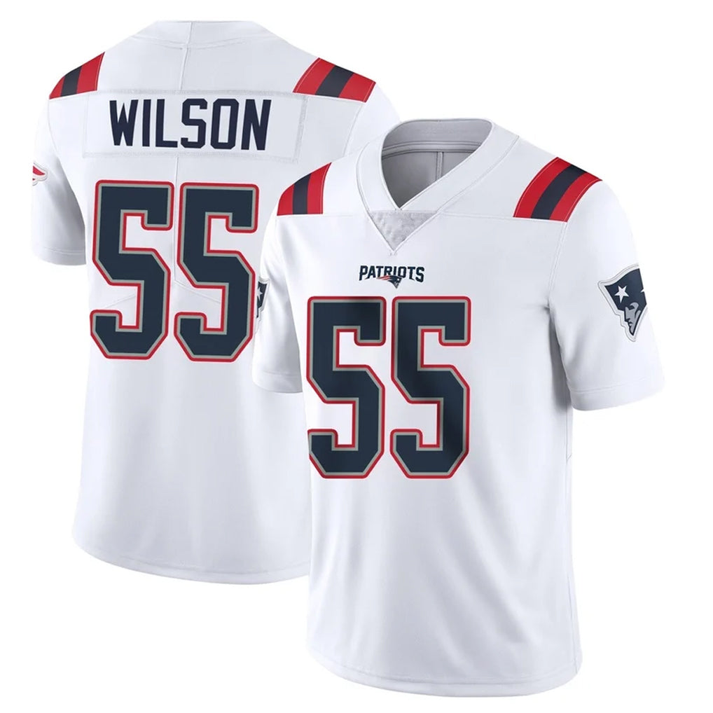 Kdoa NE.Patriots #55 Jared Wilson Player White Vapor Untouchable Home Game Stitched Jerseys