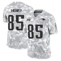 Kdoa NE.Patriots #85 Hunter Henry Player Arctic Camo Salute To Service Limited Game Stitched Jerseys