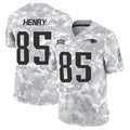 Kdoa NE.Patriots #85 Hunter Henry Player Arctic Camo Salute to Service Limited Stitched Jerseys