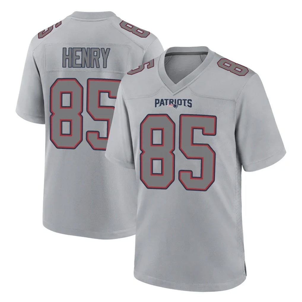 Kdoa NE.Patriots #85 Hunter Henry Player Gray Fashion Limited Home Game Stitched Jerseys