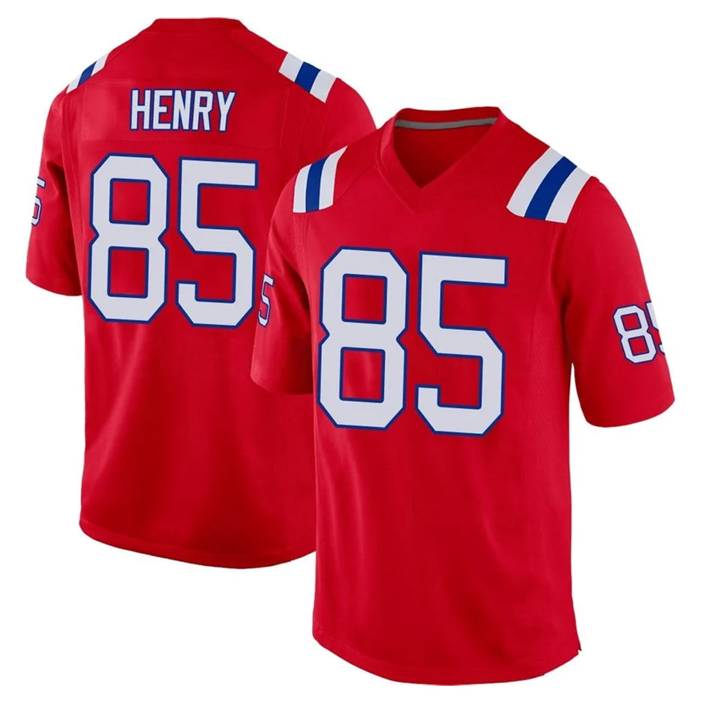 Kdoa NE.Patriots #85 Hunter Henry Player Red Home Game Stitched Jerseys