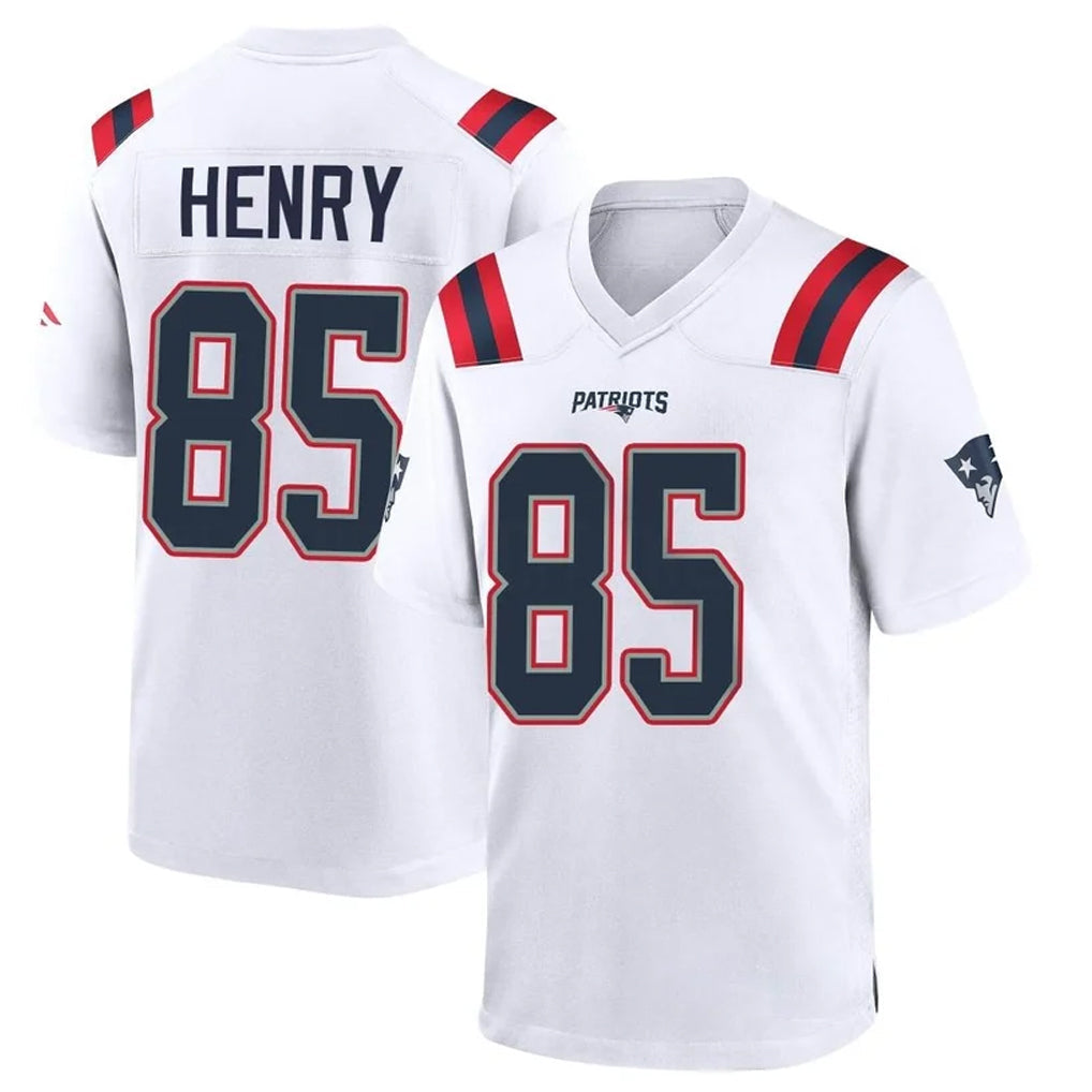 Kdoa NE.Patriots #85 Hunter Henry Player White Home Game Stitched Jerseys