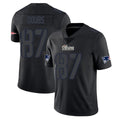 Kdoa NE.Patriots #87 Romeo Doubs Player Black Impact LImited Home Game Stitched Jerseys