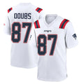 Kdoa NE.Patriots #87 Romeo Doubs Player White Home Game Stitched Jerseys