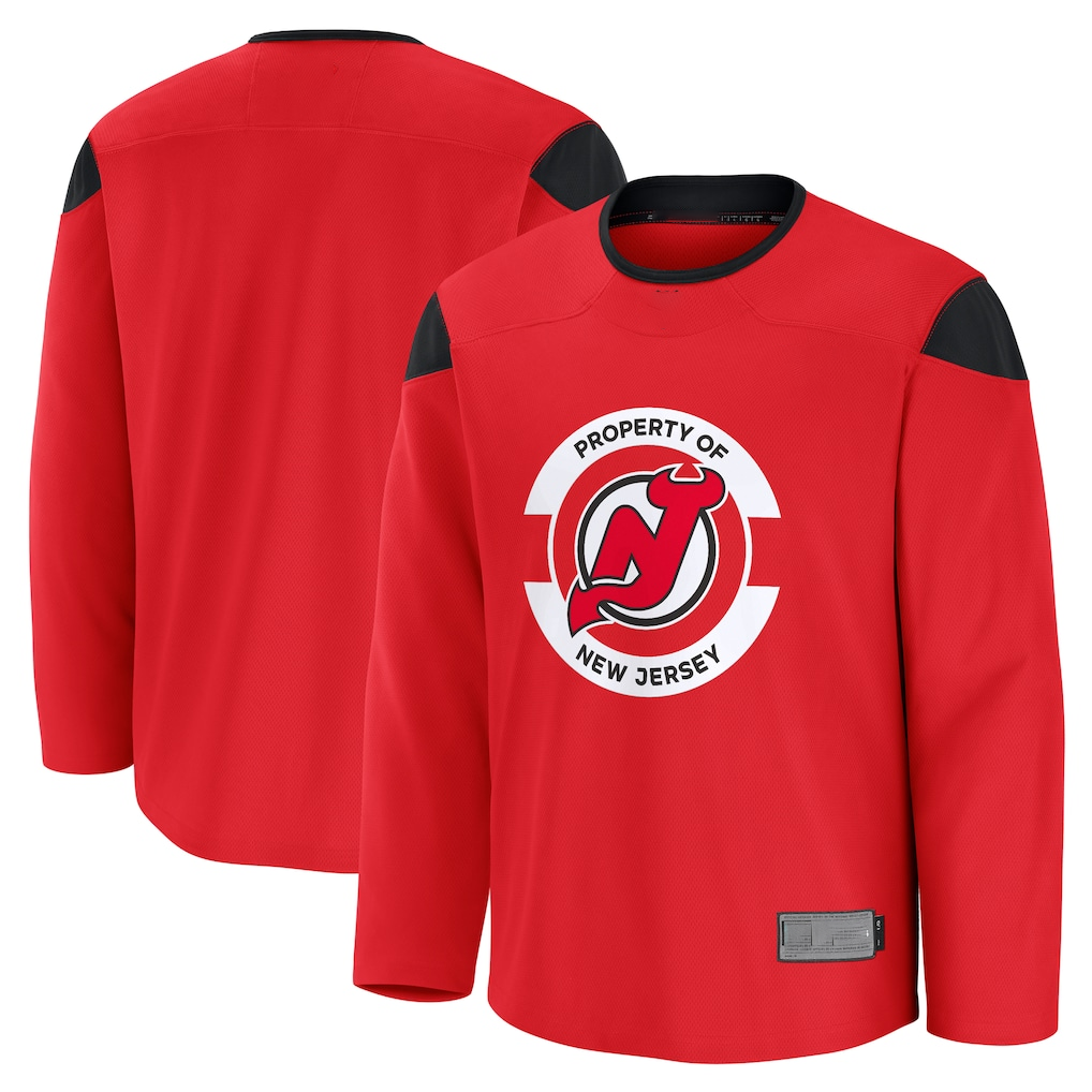 Kdoa N.Jersey Devils Red Practice Jerseys