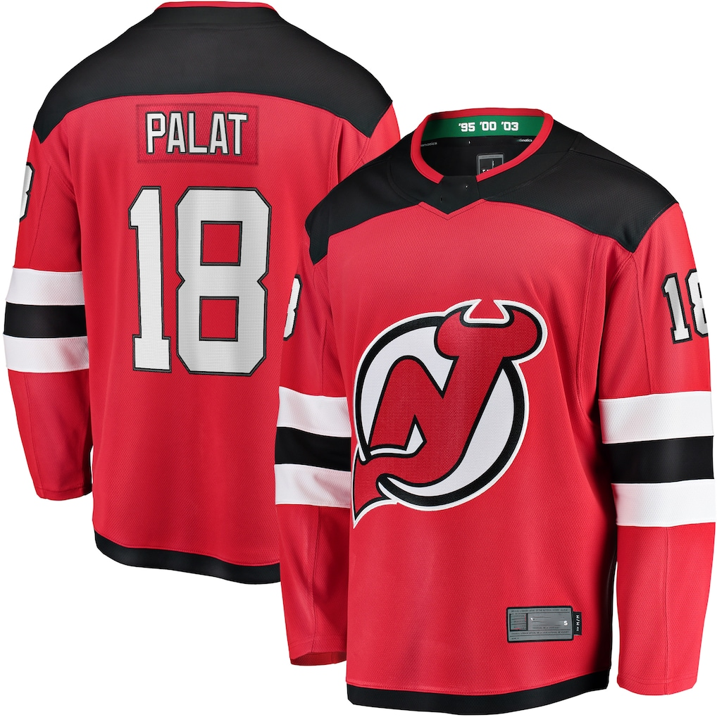 Kdoa N.Jersey Devils #18 Ondrej Palat Red Home Breakaway Player Jerseys