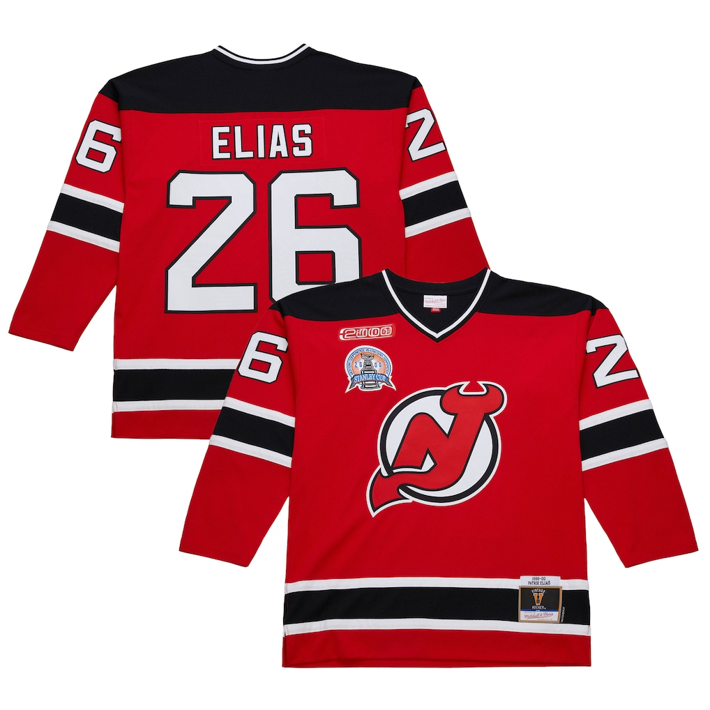 Kdoa N.Jersey Devils #26 Patrik Elias Red 1999-00 Power Play Jerseys