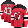 Kdoa N.Jersey Devils #43 Luke Hughes Red Home Breakaway Player Jerseys
