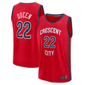 Kdoa NO.Pelicans #22 Derik Queen Red Fast Break Replica Player Stitched Jerseys- Statement Edition