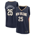 Kdoa NO.Pelicans #25 Trey Murphy III Navy Fast Break Replica Stitched Jerseys- Icon Edition