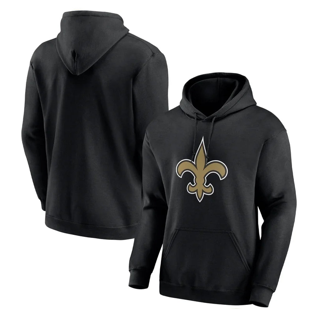 Kdoa NO.Saints Black Pullover Hoodies Limited Blank Player Stitched Jerseys