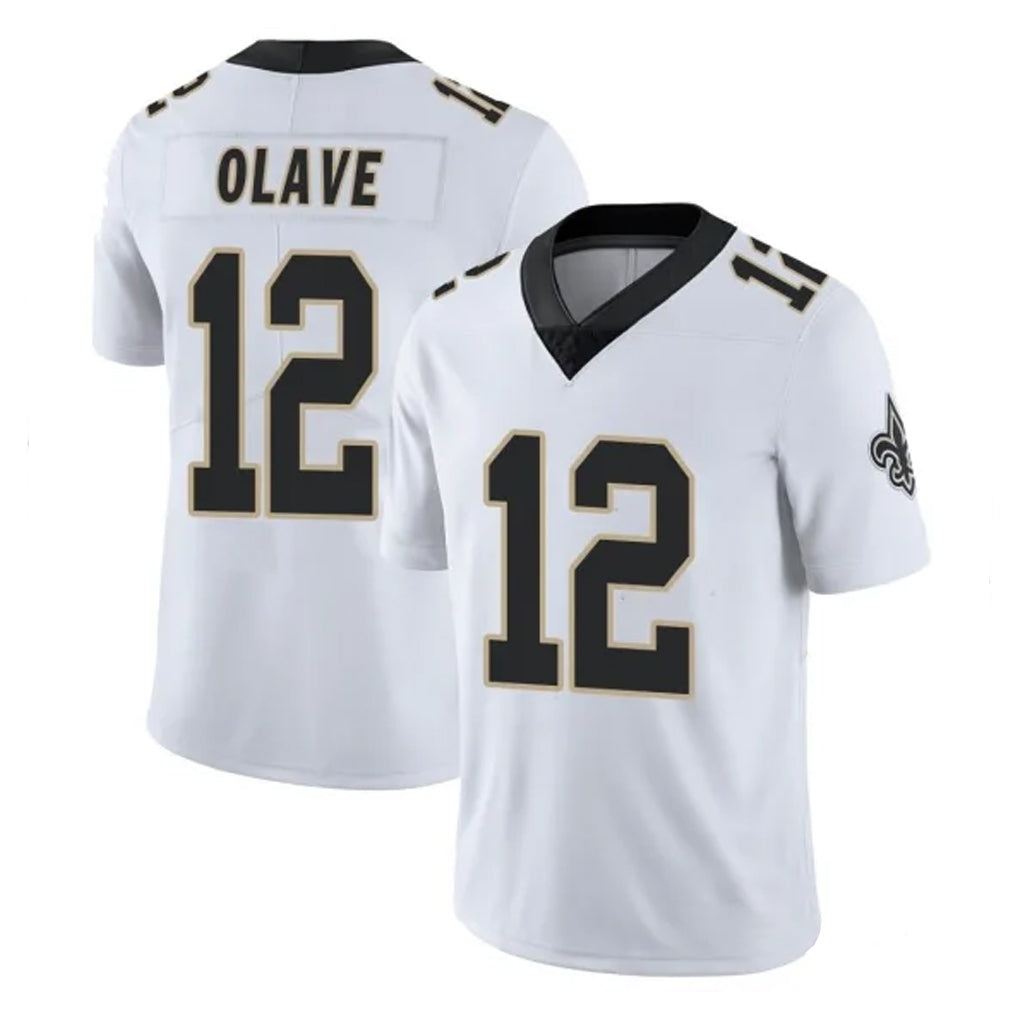 Kdoa NO.Saints #12 Chris Olave Player White Limited Vapor Untouchable Home Game Stitched Jerseys