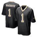 Kdoa NO.Saints #1 Kool-Aid McKinstry Player Black Home Game Stitched Jerseys
