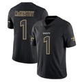 Kdoa NO.Saints #1 Kool-Aid McKinstry Player Black Impact Limited Home Game Stitched Jerseys