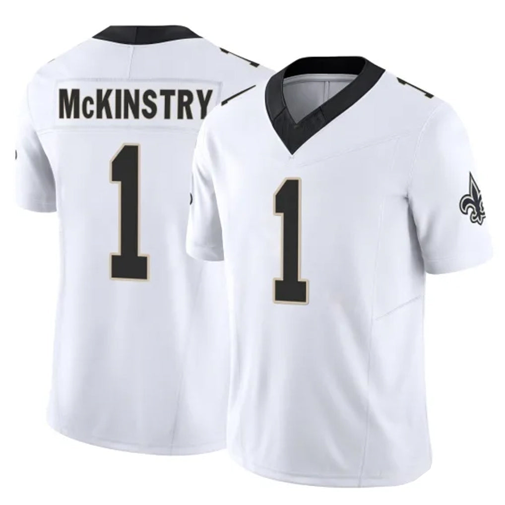 Kdoa NO.Saints #1 Kool-Aid McKinstry Player White Limited Vapor F.U.S.E. Home Game Stitched Jerseys
